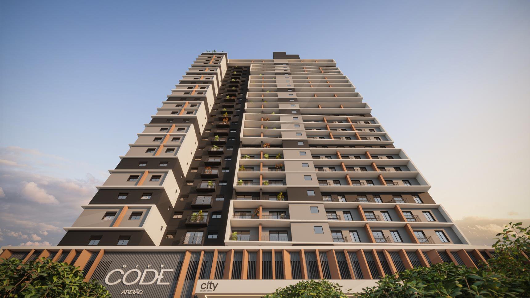 Torre do City Code Areião em Goiânia, imagem ilustrativa do lançamento